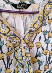 Floral Print Kurta Set