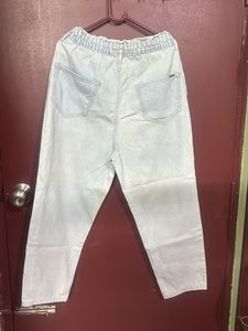 Light Wash Denim Pants Combo