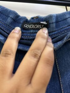 Go Colors Blue Jegginge Size XL