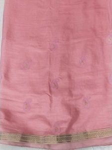 Pink Colour Saree And Looking Beautifull