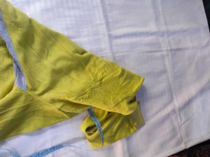 Yellow Fleece Pullover