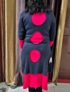 2 Layered Stylish Woollen Kurta