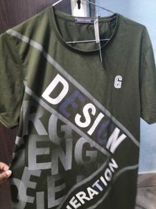 Green Graphic T-shirt (Creative Homme)