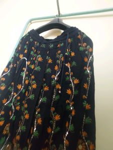 Floral Print Ethnic Skirt