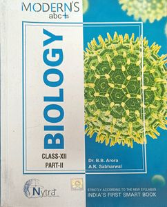 Modern&#39;s Abc Class Xll Biology Part -1,2