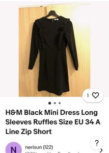 (H&M) Bodycon Mini Dress For Women
