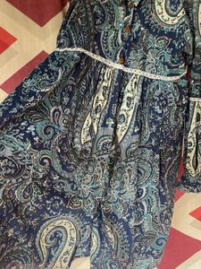 Paisley Print Dress