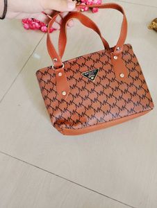 4. Brown MK Print Bag (New, Packed)