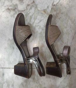 Sparkly Slide Heels