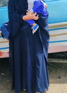 Navy Blue Abaya