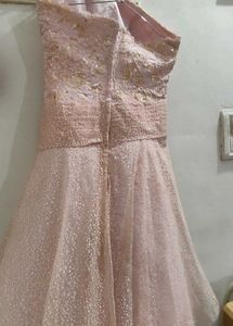 Tube Dress In Blush Pink