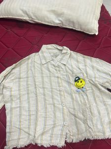Striped Smiley Top