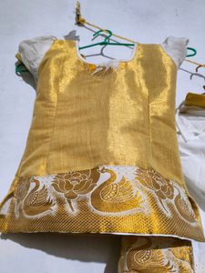 Tradtional Kerala Dress Long Skirt And Blouse