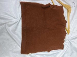 Y2k New Houndstooth Knit Vest 🤎