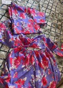 Floral Beach Romper