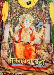 Lalbaugcha Raja Print T-shirt