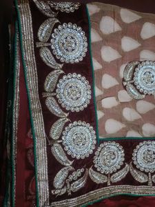 Party Wear Saree With Blouse