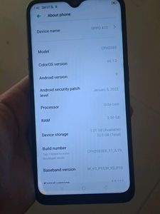 Oppo A12 With 100%battery Health Superb Condition