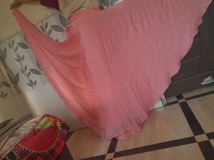 Peach Anarkali Dress
