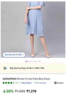 Sassafras Flared Dress