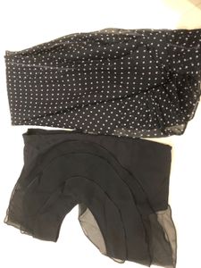 Polka Dot Skirt With Blouse