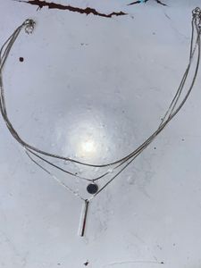 H&M Layered Silver Necklace