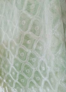 Mint Green Diamond Pattern Fabric ✨