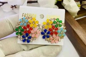 Colorful Gemstone Earrings