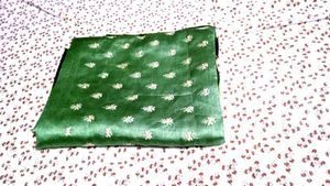 Green silk saree