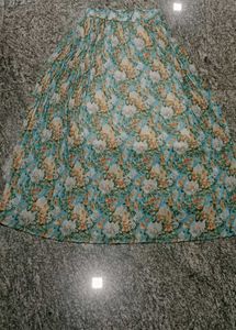 Flower Print Skirt