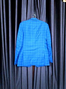 Navy Blue Blazer With Insert Pockets