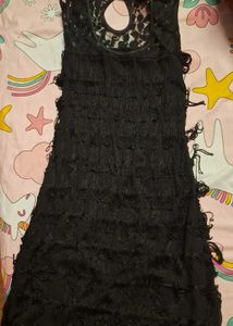 Fringe Detail Party Dress