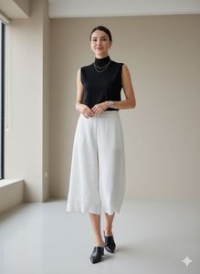 Cloud-Soft M&amp;S Ivory Culottes! ☁️✨ Shop Now!