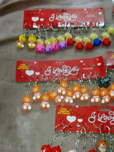 Excellent Bulk of More Than 50 Unique Keychains