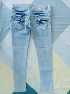3 Button Blue Jeans