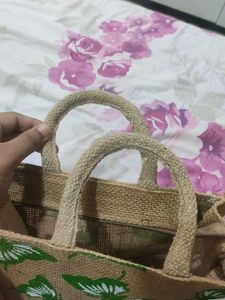 Butterflies Jute Bag