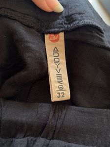 Ruffled Black Mini Skort