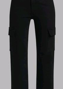 Black Six Pockets Denim Jean