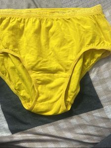 Yellow Cotton Briefs