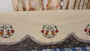 Sofa Back Covers With Beautiful Embroidery(2+1)