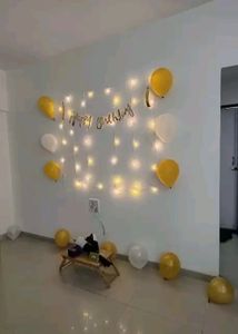 Yellow And White String Lights For Home Decoration