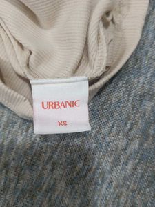 Urbanic Beige Bodycon Mini Dress