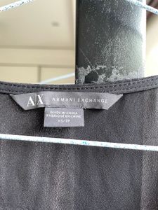 Armani Exchange Drape Neck Sleeveless Top