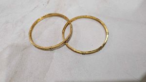 Gold-toned Bangles