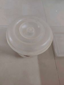 2 Plastic Dabbas For Storage Purpose