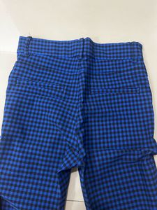 Zara Checkered High Waisted Pants