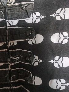 Black Printed Women Kurta