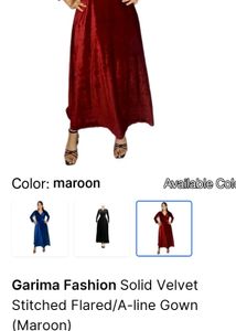 New Velvet Gown