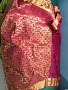 New Semi Silk Soft Saree (Not Used)