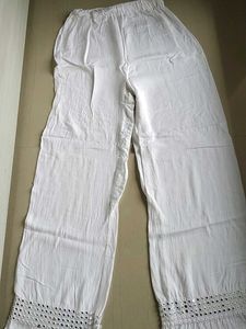 White Fancy Kurta Pant Set
